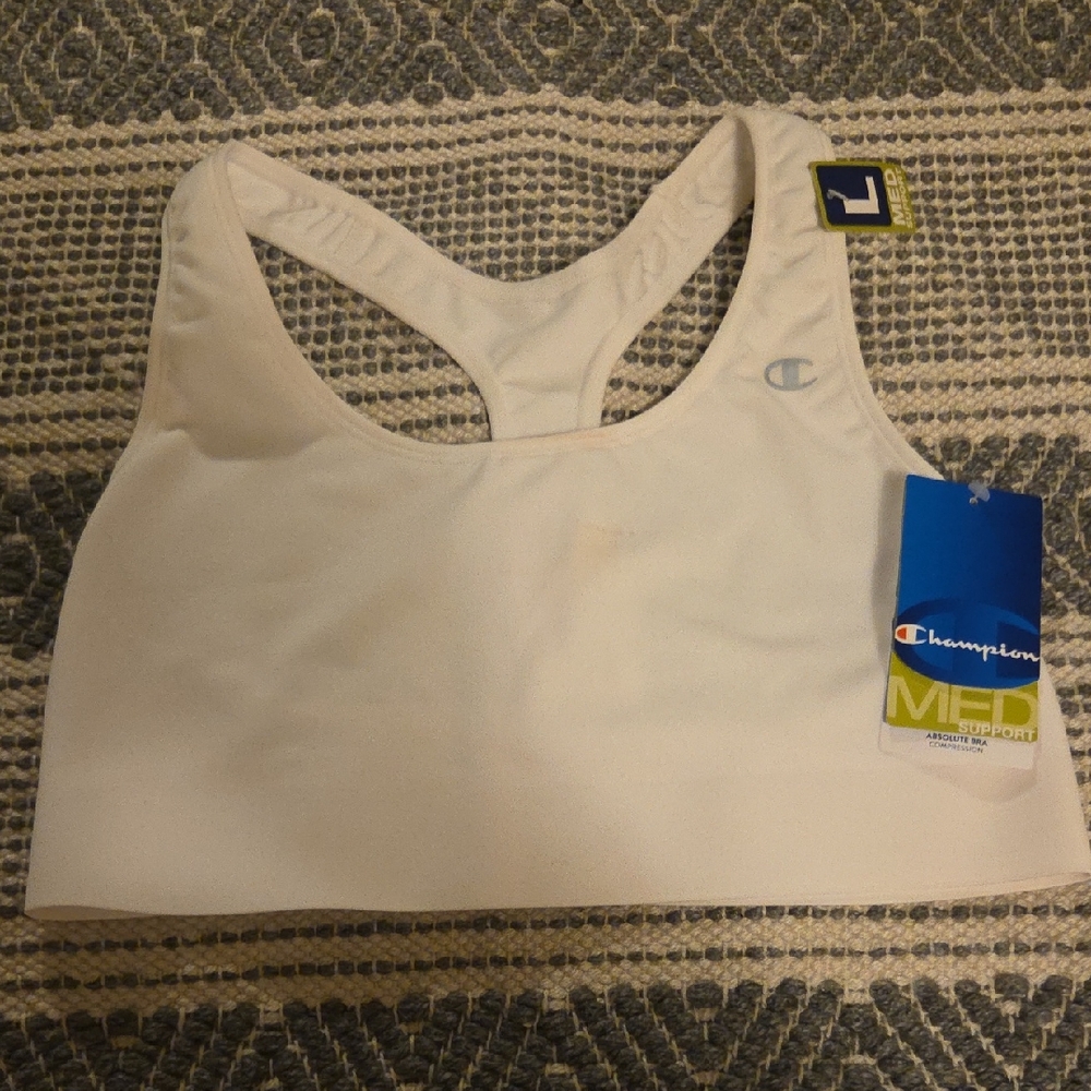 Champion Women's White Sports Bra